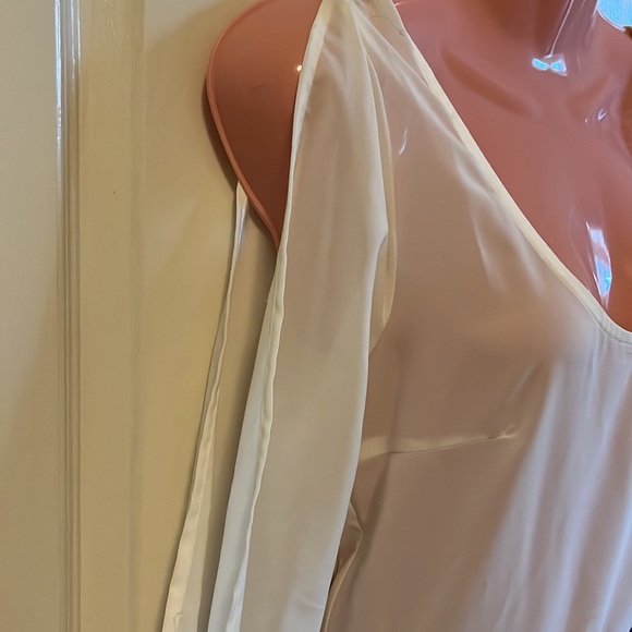 Sheer white dress. Brand new with tag - Picture 3 of 10